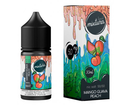 Сольова рідина Mixtura Mango Guava Peach 30 мг 30 мл