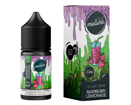 Сольова рідина Mixtura Raspberry Lemonade 30 мг 30 мл