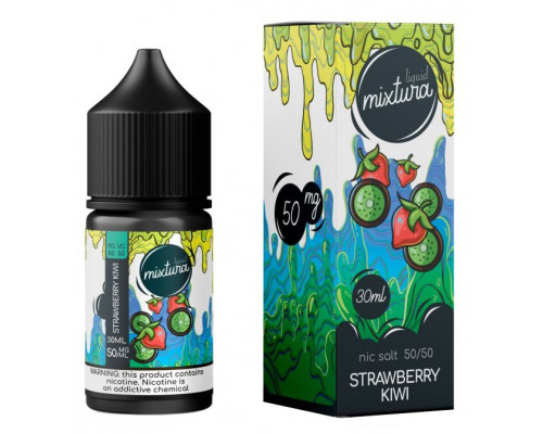 Сольова рідина Mixtura Strawberry Kiwi 30 мг 30 мл