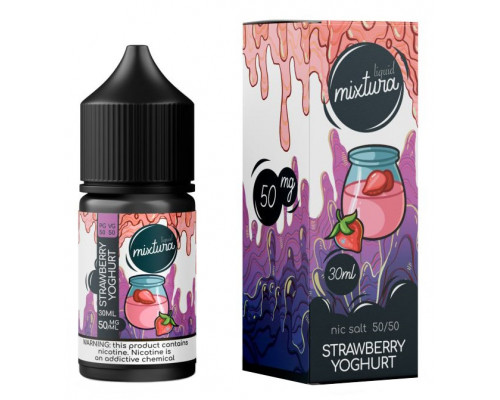 Сольова рідина Mixtura Strawberry Yoghurt 30 мг 30 мл