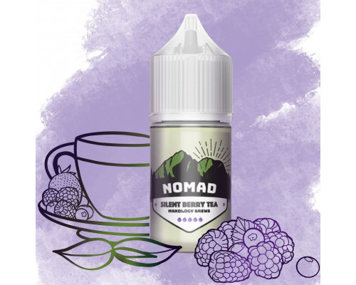 Сольова рідина NOMAD Salt Silent Berry Tea 50 мг 30 мл