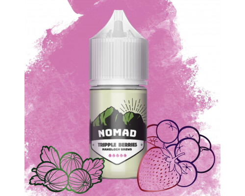 Сольова рідина NOMAD Salt Tripple Berries 50 мг 30 мл