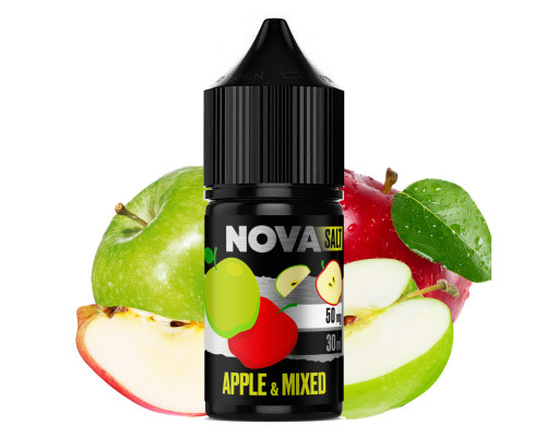 Сольова рідина Nova Salt Apple Mixed 30 мг 30 мл
