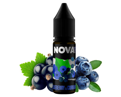 Сольова рідина Nova Salt Blueberry Currant 30 мг 15 мл