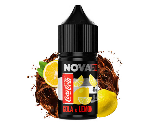 Сольова рідина Nova Salt Cola Lemon 30 мг 30 мл