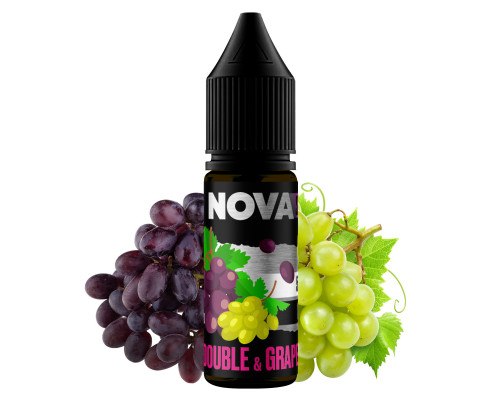 Сольова рідина Nova Salt Double Grape 30 мг 15 мл