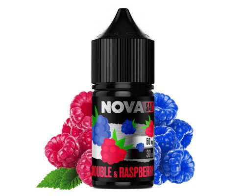Сольова рідина Nova Salt Double Raspberry 30 мг 30 мл