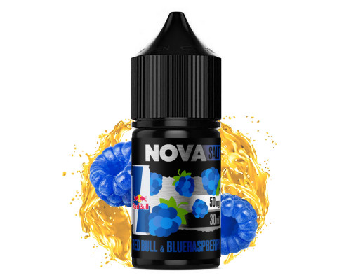 Сольова рідина Nova Salt RedBull BlueRaspberry 30 мг 30 мл