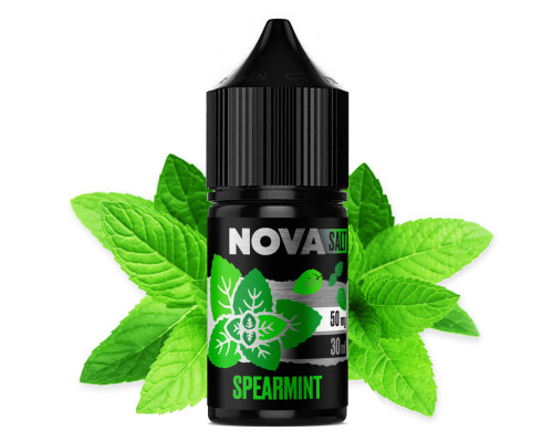 Сольова рідина Nova Salt Spearmint 30 мг 30 мл