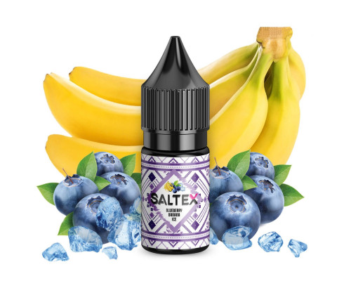 Сольова рідина Saltex UA Blueberry Banana Ice 50 мг 10 мл