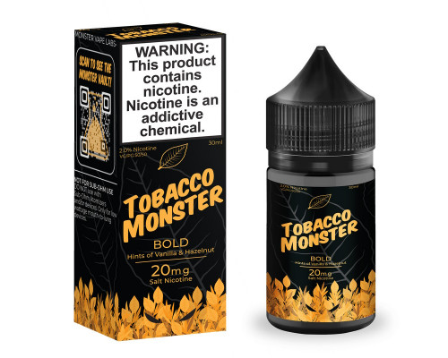 Сольова рідина Tobacco Monster Salt Bold 48 мг 30 мл