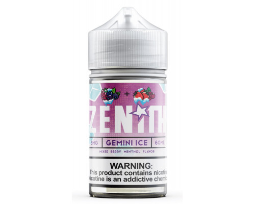 Рідина Zenith Gemini Ice 0 мг 60 мл