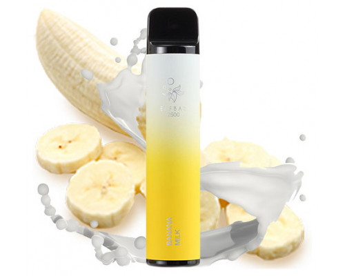 Одноразова Pod система Elf Bar 2500 Banana Milk 50 мг 1400 мАг