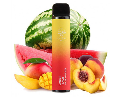 Одноразова Pod система Elf Bar 2500 Mango Peach Watermelon 50 мг 1400 мАг
