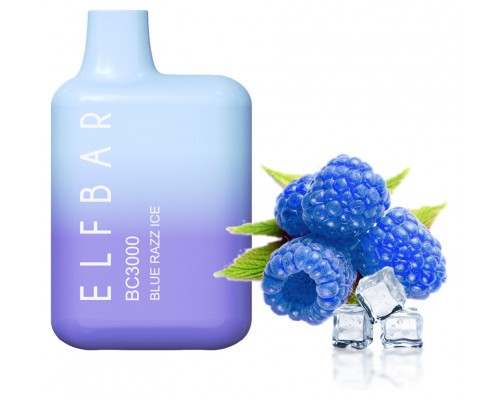 Одноразова Pod система Elf Bar BC3000 Blue Razz Ice 50 мг 650 мАг