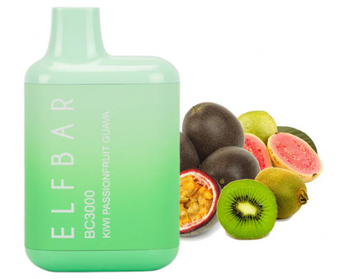 Одноразова Pod система Elf Bar BC3000 Kiwi Passionfruit Guava 50 мг 650 мАг
