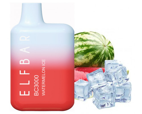 Одноразовая Pod система Elf Bar BC3000 Watermelon Ice 50 мг 650 мАч