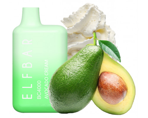Одноразова Pod система Elf Bar BC4000 Avocado Cream 50 мг 650 мАг