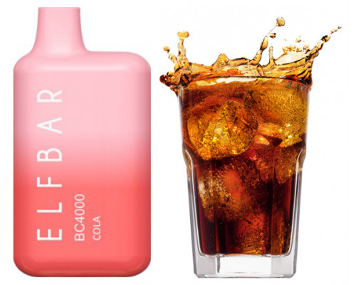 Одноразовая Pod система Elf Bar BC4000 Cola 50 мг 650 мАч