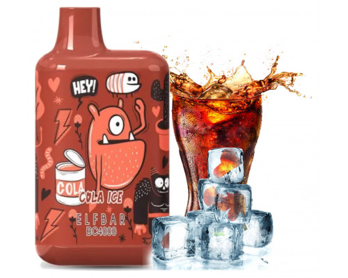 Одноразовая Pod система Elf Bar BC4000 LE Cola Ice 50 мг 650 мАч