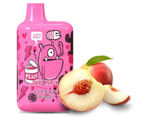 Одноразова Pod система Elf Bar BC4000 LE Juicy Peach 50 мг 650 мАг