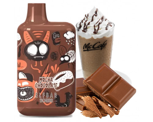 Одноразова Pod система Elf Bar BC4000 LE Mocha Chocolate 50 мг 650 мАг