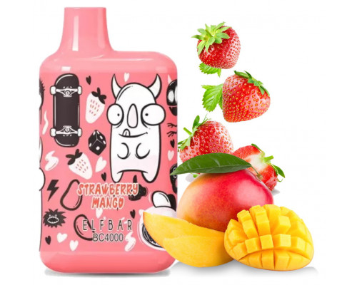 Одноразова Pod система Elf Bar BC4000 LE Strawberry Mango 50 мг 650 мАг