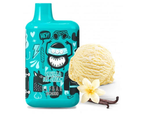 Одноразова Pod система Elf Bar BC4000 LE Vanilla Ice Cream 50 мг 650 мАг