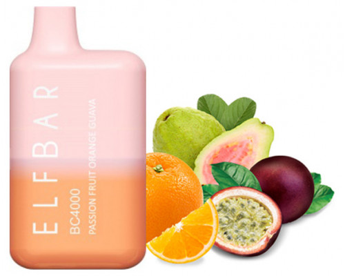 Одноразова Pod система Elf Bar BC4000 Passion Fruit Orange Guava 50 мг 650 мАг