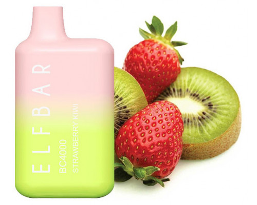 Одноразова Pod система Elf Bar BC4000 Strawberry Kiwi 50 мг 650 мАг