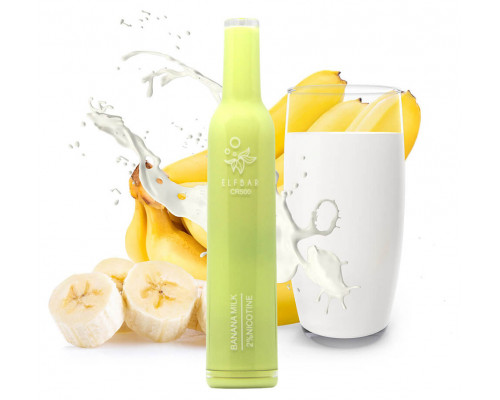 Одноразова Pod система Elf Bar CR500 Banana Milk 20 мг 400 мАг