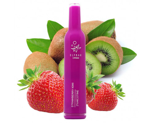 Одноразова Pod система Elf Bar CR500 Strawberry Kiwi 20 мг 400 мАг