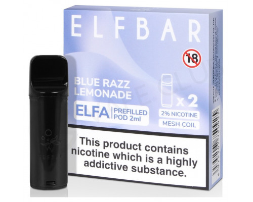 Заправлений картридж Elf Bar ELFA 4 мл Blue Razz Lemonade