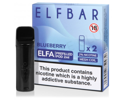 Заправлений картридж Elf Bar ELFA 4 мл Blueberry
