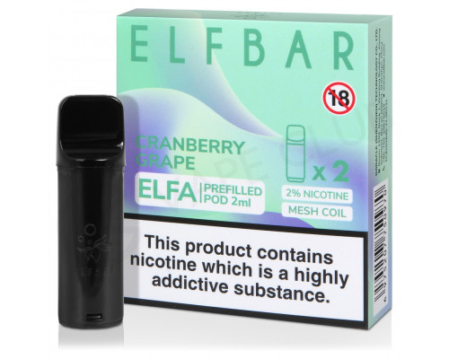 Заправлений картридж Elf Bar ELFA 4 мл Cranberry Grape