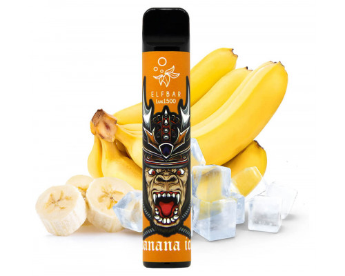 Одноразова Pod система Elf Bar Lux 1500 Banana Ice 50 мг 850 мАг