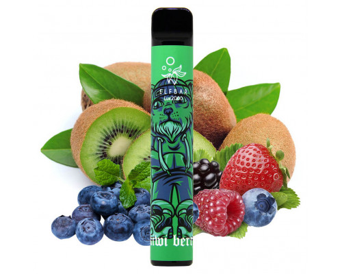 Одноразовая Pod система Elf Bar Lux 2000 Kiwi Berry 50 мг 1200 мАч