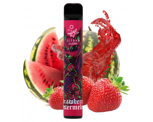 Одноразовая Pod система Elf Bar Lux 2000 Strawberry Watermelon 50 мг 1200 мАч
