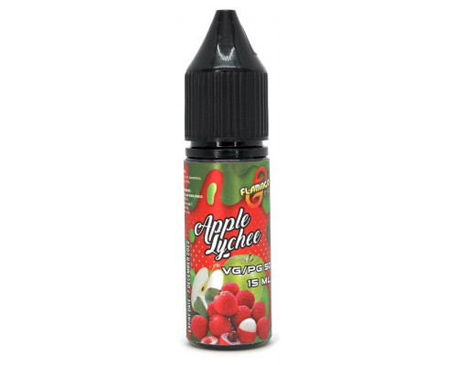 Сольова рідина Flamingo Salt Apple Lychee 35 мг 15 мл