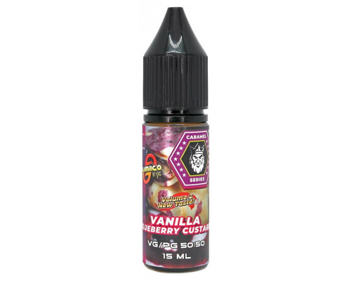 Сольова рідина Flamingo Salt Vanilla Blueberry Custard 35 мг 15 мл