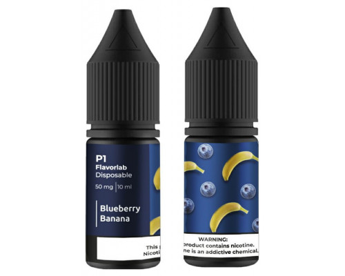 Сольова рідина Flavorlab P1 Blueberry Banana 50 мг 10 мл