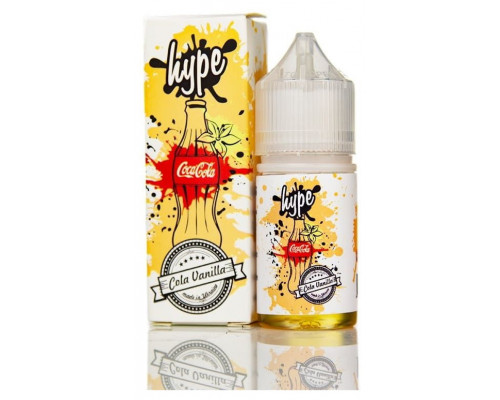 Сольова рідина Hype Salt Cola Vanilla 25 мг 30 мл
