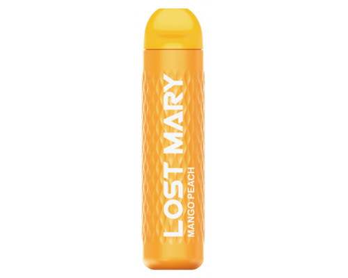 Одноразова Pod система Lost Mary 3000 Standard Mango Peach 50 мг 1250 мАг