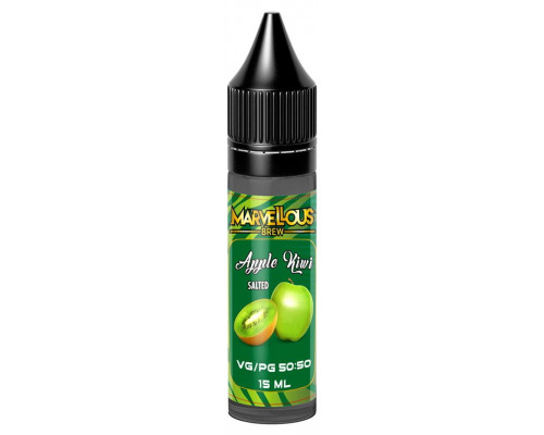 Сольова рідина Marvellous Brew Apple Kiwi 35 мг 15 мл