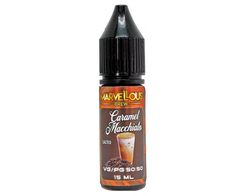Солевая жидкость Marvellous Brew Caramel Macchiato 35 мг 15 мл