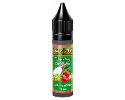 Сольова рідина Marvellous Brew Dragon fruity Strawberry Kiwi 35 мг 15 мл