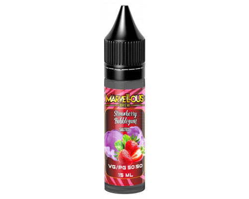 Сольова рідина Marvellous Brew Strawberry Bubblegum 35 мг 15 мл