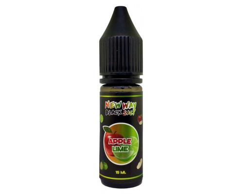 Сольова рідина New Way Salt Black Apple Lime 25 мг 15 мл