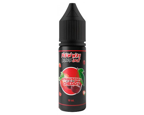 Сольова рідина New Way Salt Black Cherry Strawberry 25 мг 15 мл