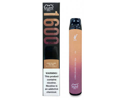 Одноразова Pod система Puff XXL 1600 Long Island Ice Tea 50 мг 1200 мАг